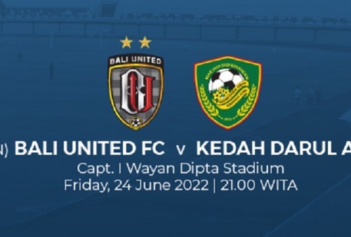 Link Live Streaming AFC Cup 2022: Bali United vs Kedah Darul Aman FC