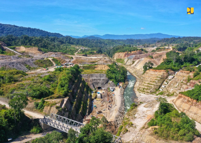 Kementerian PUPR Targetkan Bendungan Tiga Dihaji Rampung Akhir 2024 untuk Pasok Air Daerah Irigasi Komering, Sumsel