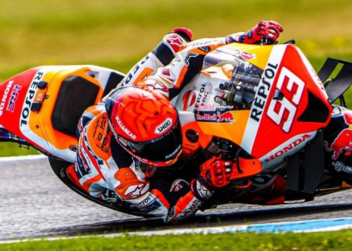 Jelang MotoGP Australia 2022: Marc Marquez Jatuh di Sesi Pemanasan