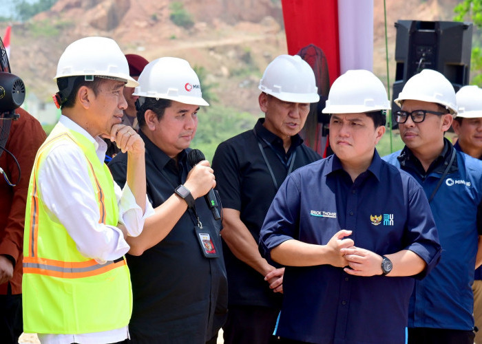Bukti Komitmen Hilirisasi Bauksit - Aluminium, Presiden Joko Widodo Kunjungi Proyek SGAR