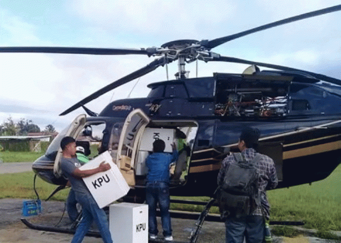 Jangan Kaget, Segini Besarnya Biaya Kirim Logistik Pemilu Per TPS di Papua