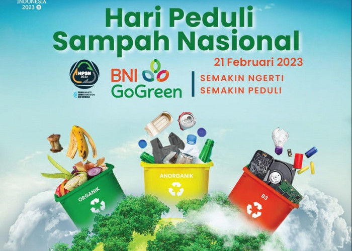 Peringati Hari Peduli Sampah Nasional, BNI Beri Bantuan Peralatan Pos Pandai