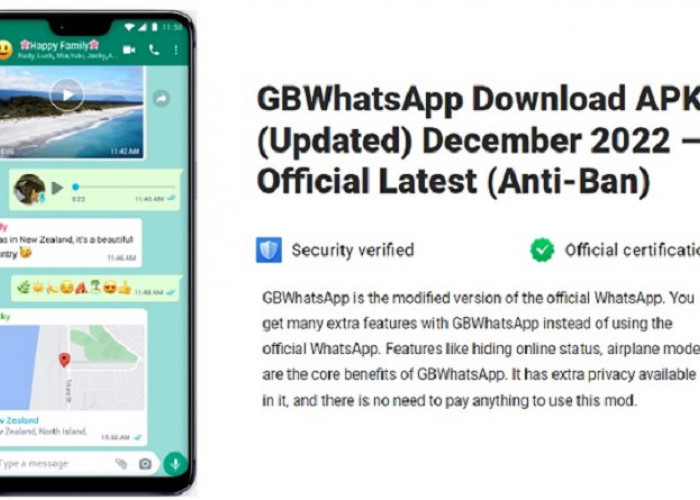 Link Download GB WhatsApp v 16.50, Terbaru dan Anti Banned