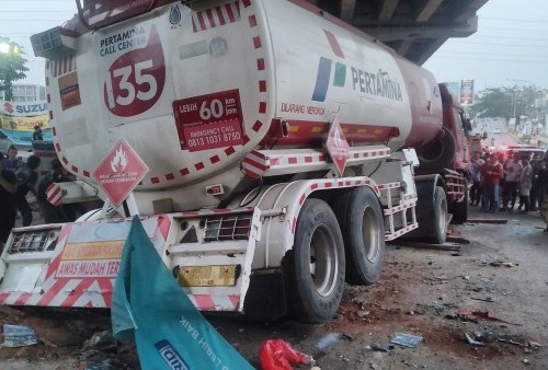 Hasil Investigasi KNKT Kecelakaan Truk Tangki Pertamina di Cibubur karena Rem Kurang Pakem