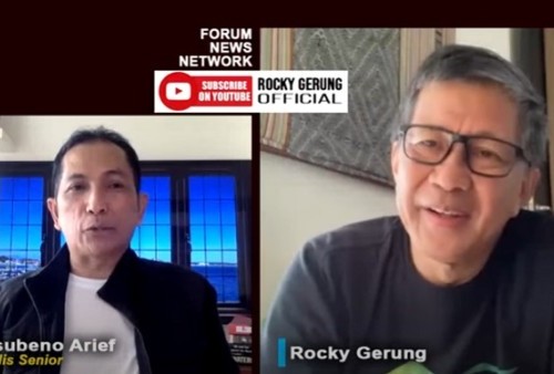 Rocky Gerung Sentil Jokowi Larang Menteri Bicara Tunda Pemilu: Memang Dia Sudah Sadar, Tapi Boong!  