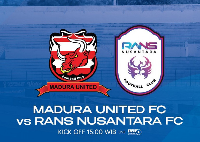 Link Live Streaming BRI Liga 1 2022/2023: Madura United vs RANS Nusantara FC