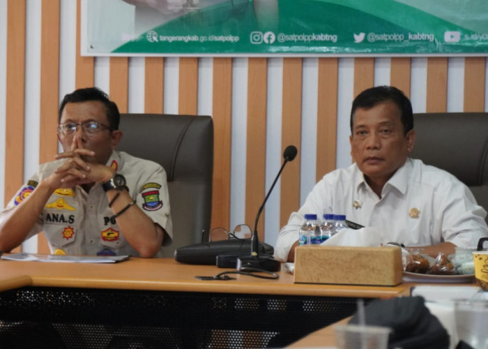 Kasatpol PP Kabupaten Tangerang Instruksikan Jajarannya Lebih Tegas ke Pelanggar Perda