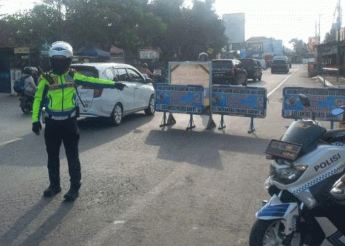 Urai Kepadatan, Polisi Terapkan One Way Garut Menuju Bandung