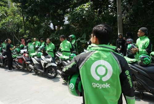 Tolak Penerapan ERP, Kantor DPRD DKI Jakarta Digeruduk Driver Ojol 