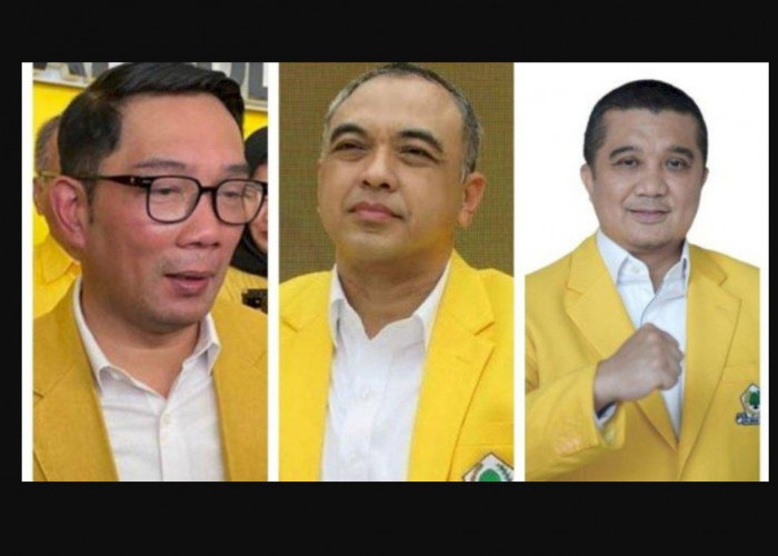 Ini 3 Bacagub Jakarta dari Partai Golkar: Ridwan Kamil, Ahmed Zaki Iskandar, dan Erwin Aksa