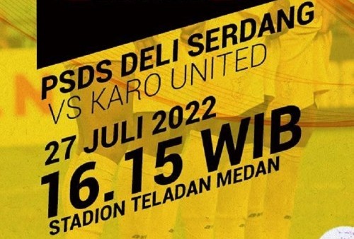Link Live Streaming Edy Rahmayadi Cup 2022: PSDS Deli Serdang vs Karo United