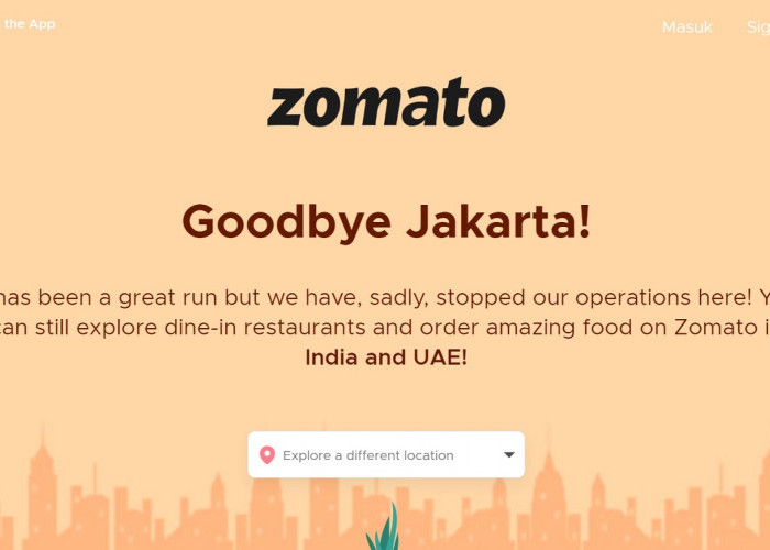 Zomato Indonesia Tutup Layanan: Goodbye Jakarta!