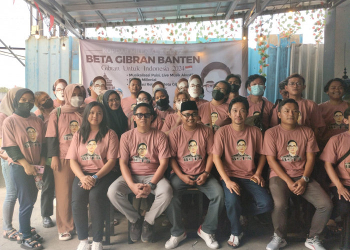 Relawan Beta Gibran Banten Didominasi Milenial: Anak Muda Harus Melek Politik!