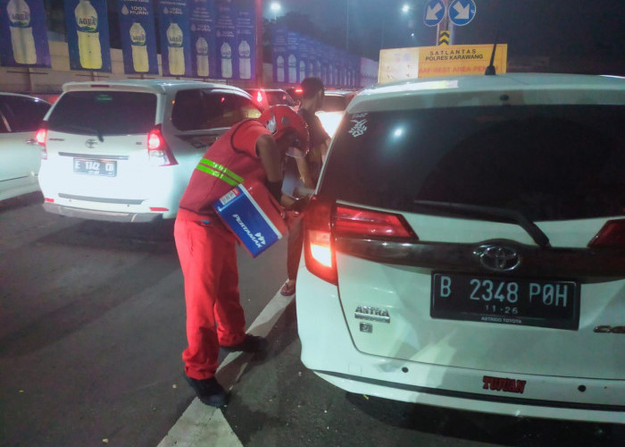 10 Pemudik Kehabisan Bensin di Tol Semarang-Solo,  Untung Ada Motoris Pertamina