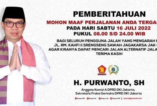 Anggota DPRD Jakarta Purwanto Beri Alasan Tak Terduga Soal Viralnya Imbauan Penutupan Jalan Untuk Pernikahan