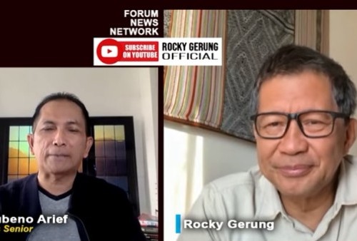 Rocky Gerung Menilai Pengumuman Presiden Jokowi Soal Gaji ke-13 dan THR Adalah Suatu Kecemasan