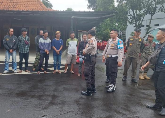 Operasi Cipkon Tangerang, Belasan Pak Ogah Diamankan Petugas Gabungan 