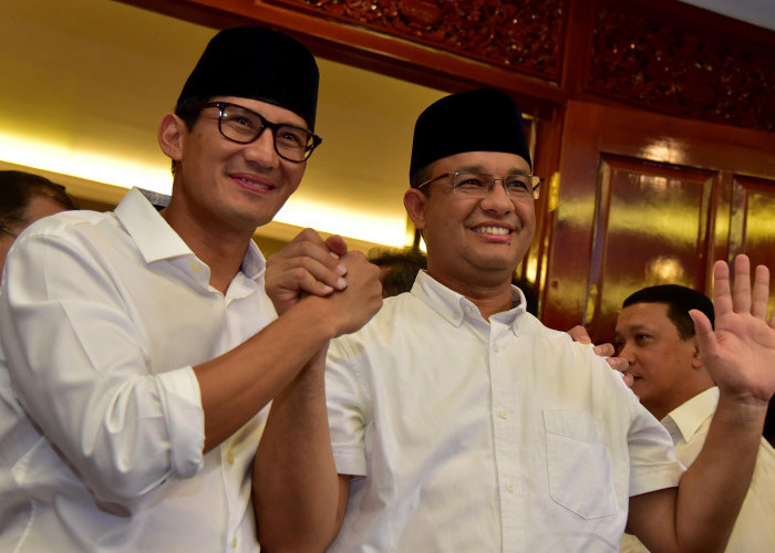 Hasil Survei Trust Indonesia: Publik Respon Positif Duet Anies-Sandi di Pilpres 2024