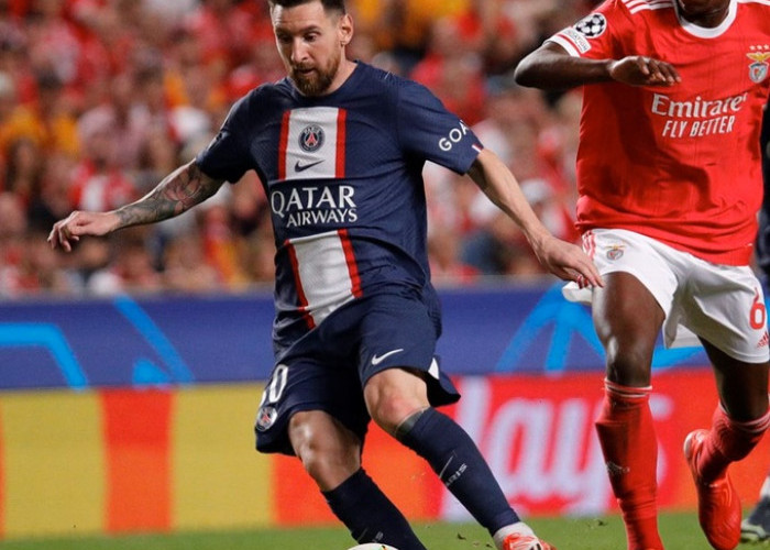 Liga Champions Benfica vs PSG 1-1: Lionel Messi Dkk Gagal Bawa Pulang Kemenangan 