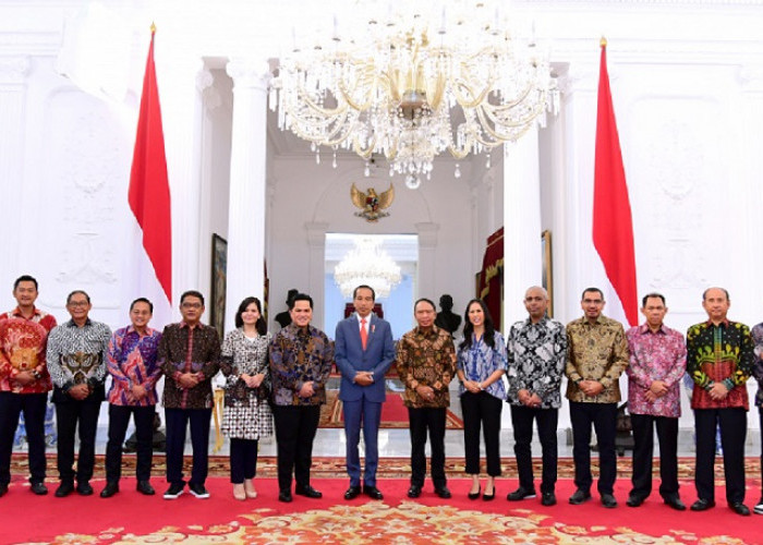 Temui Jokowi, Erick Thohir Bantah Adanya Isu Pemerintah Intervensi PSSI 
