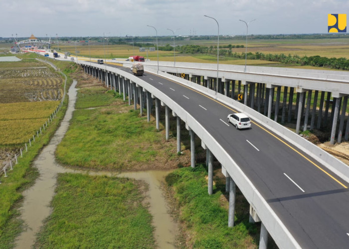 Kementerian PUPR Terus Lanjutkan Pembangunan Jalan Tol Semarang-Demak