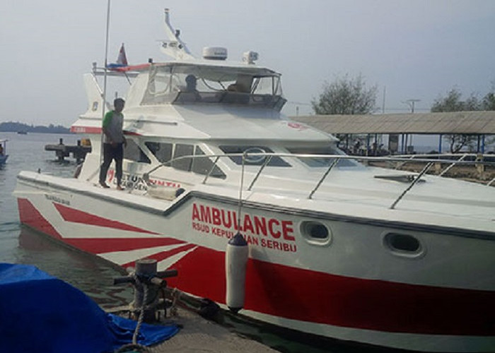 Kapal Ambulans Gawat Darurat Kepulauan Seribu Standby pada Libur Natal dan Tahun Baru