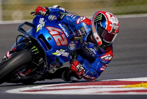 Hasil FP2 MotoGP Qatar: Suzuki Tercepat, Rins Finish Pertama Mir Ketiga