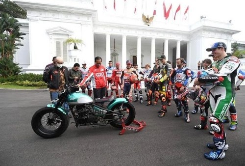 Jokowi: Sepeda Motor Saya Tidak Sekeren Milik Pembalap MotoGP