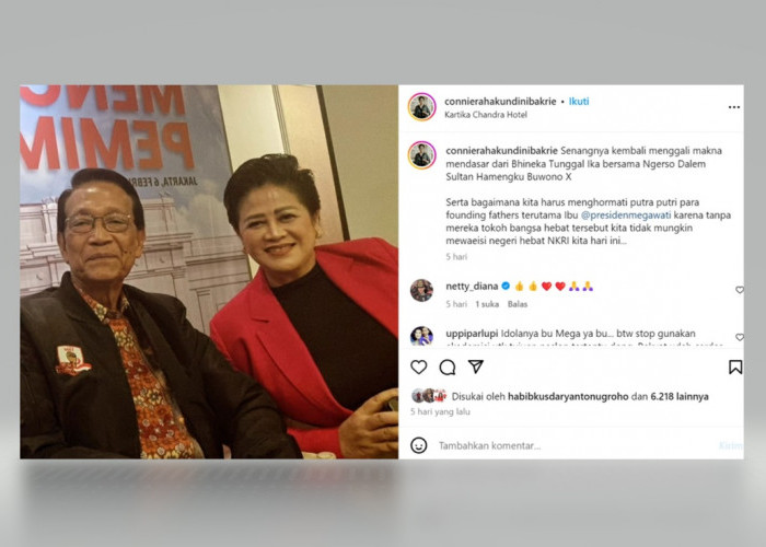 Connie Bocorkan Isi Percakapan Sultan HB X dan Jokowi: Anda Boleh Bikin Apa Saja, Tapi Jangan Sakiti Bu Megawati 