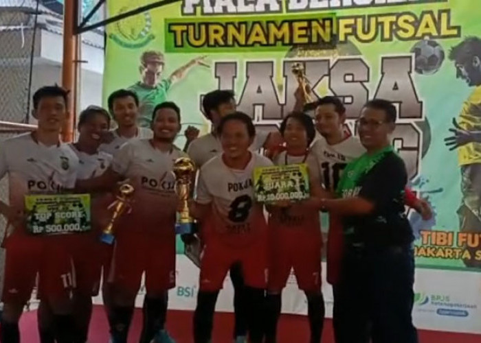 Tim Futsal Pokja Wartawan Jakarta Selatan Raih Juara Pertama Piala Bergilir Jaksa Agung CUP ke-IV 2023