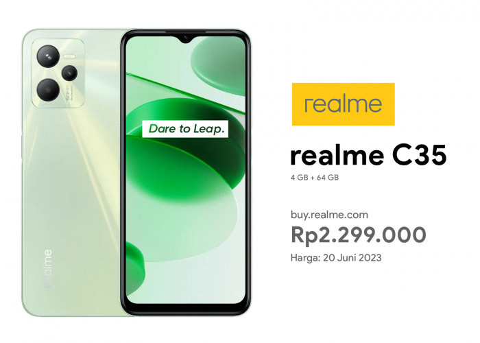 Murah! Harga Realme C35 Terbaru Juni 2023 dari Rp 2 Jutaan Jadi Turun Segini