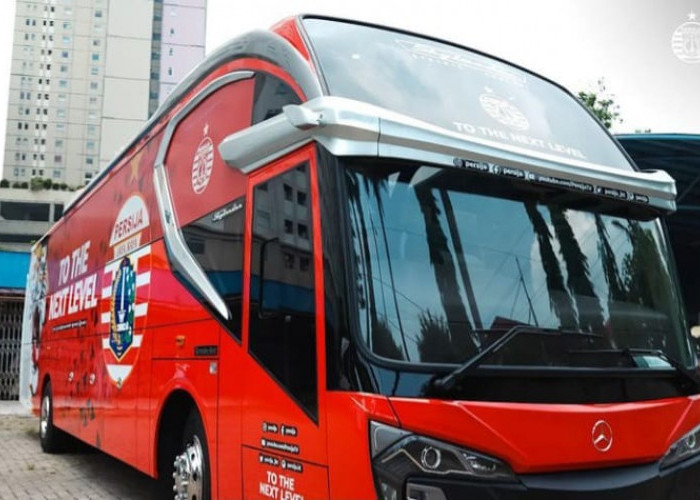 Intip Kecanggihan Bus Operasional Terbaru Milik Persija Jakarta Bermesin Mercedes Benz