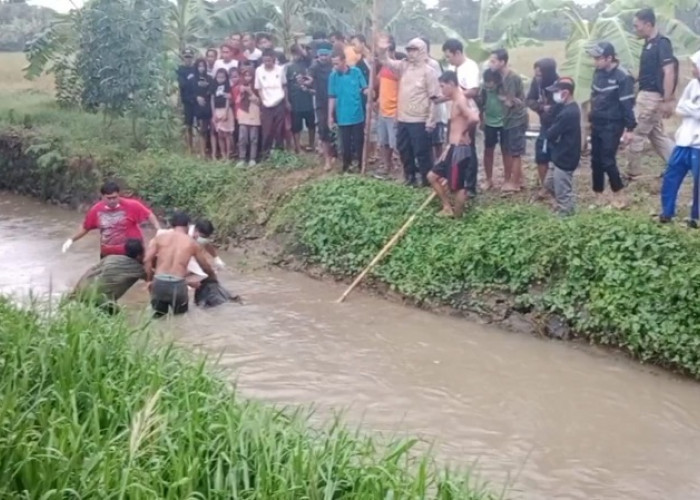 Nenek Berusia 70 Tahun Ditemukan Tewas Mengambang di Aliran Irigasi Desa Kertamukti Bekasi