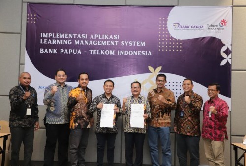 Tingkatkan Kompetensi SDM, Bank Papua Manfaatkan Aplikasi LMS dari Telkom