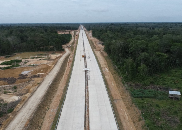 Brantas Abipraya Optimis Pembangunan Jalan Tol Bayung Lencir - Tempino Seksi 3 Tuntas Juli 2024
