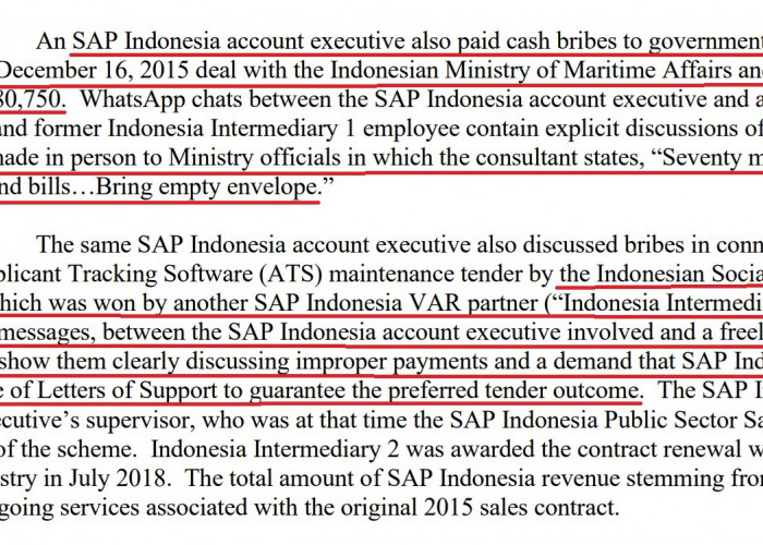 Terbongkar! Begini Modus SAP Indonesia Diduga Suap Pejabat KKP dan Kemensos: Bawa Amplop Kosong 