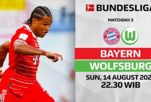 Link Live Streaming Bundesliga 2022/2023: Bayern Munchen vs Wolfsburg