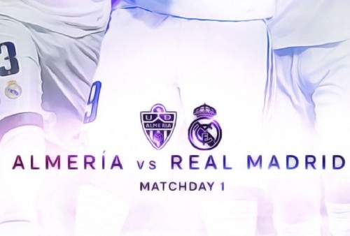 Link Live Streaming LaLiga Spanyol 2022/2023: Almeria vs Real Madrid