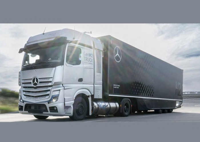 Daimler Kembangkan Truk GenH2 Bertenaga Hidrogen Pertengahan 2024