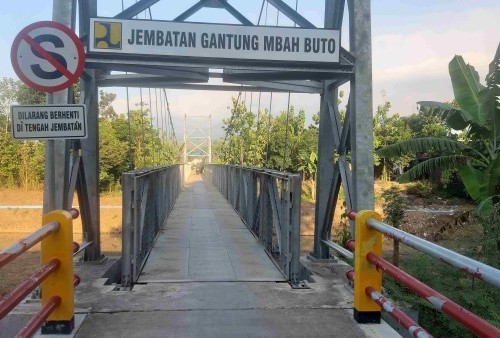 Jembatan Gantung Mbah Buto di Jombang, Buka Isolasi Akses Daerah Penghasil Jagung dan Tebu