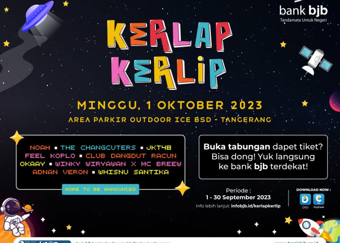 bank bjb Berikan Kemudahan Mendapatkan Tiket VIP Kerlap Kerlip Festival 2023