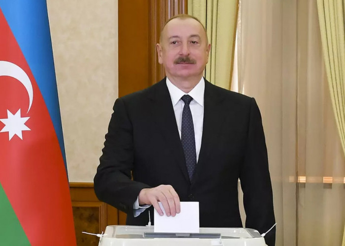 20 Tahun Berkuasa, Petahana Presiden Azerbaijan Ilham Aliyev Menang Pilpres 92.05 Persen