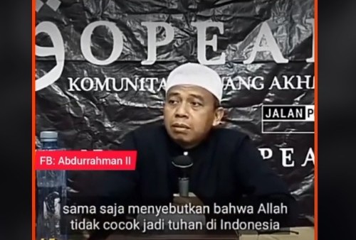 Ustaz Ini Ingin Syariat Islam: Jika Ditolak Sama Aja Bilang Allah Tak Cocok Jadi Tuhan di Indonesia, Kafir Kau