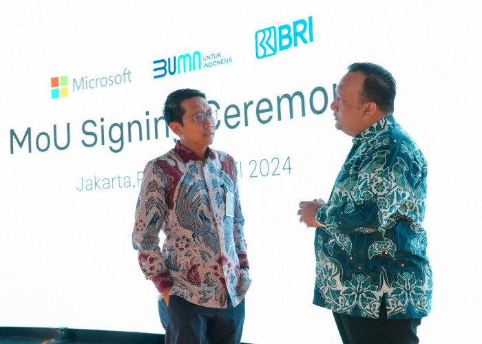 Terus Dorong Inklusi Keuangan di Indonesia, BRI Perkuat Kolaborasi Strategis dengan Microsoft