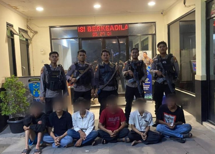6 Remaja Bersenjata Tajam di Cengkareng Ditangkap Polisi
