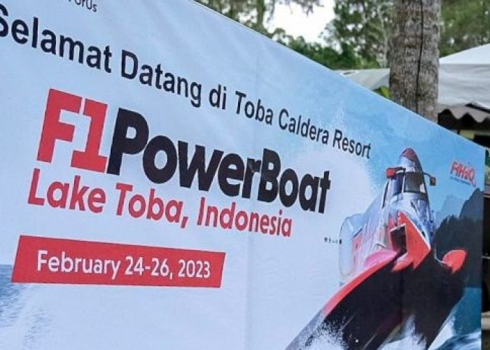 Nobar F1 PowerBoat Danau Toba Mulai Pukul 15.00 WIB hingga 20.00 WIB