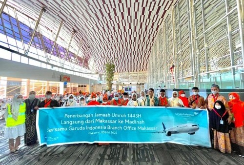 Garuda Indonesia Buka Layanan Penerbangan Umrah Dari Makassar