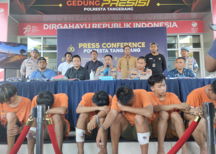 Garcep! Komplotan Rampok di Indomaret Panongan Diringkus Polresta Tangerang