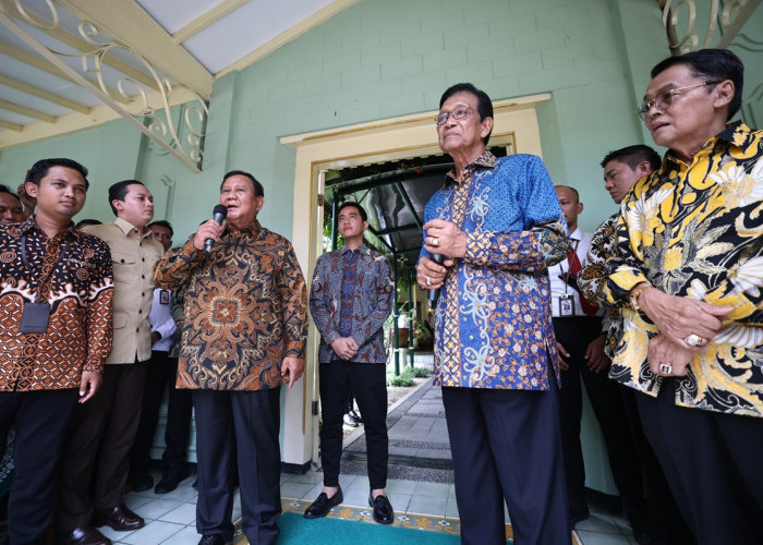 Sowan ke Sri Sultan Hamengku Buwono (HB) X, Prabowo: Sesuai Adat, Kami Minta Izin Masuk ke Yogyakarta