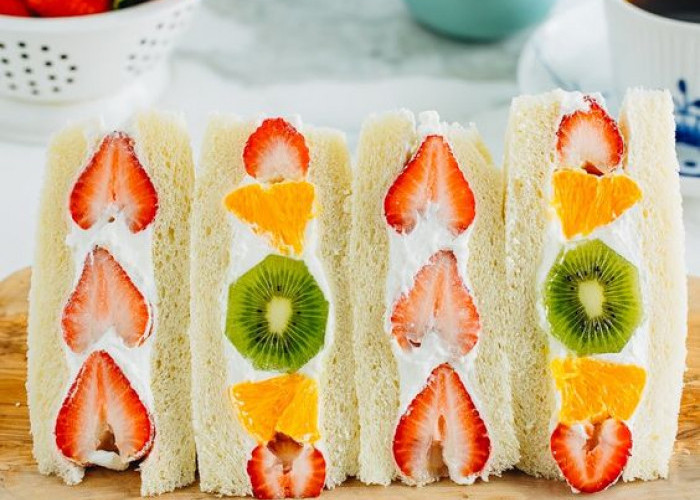 Resep Fruit Sando, Sandwich Buah Ala Jepang Viral yang Bisa Jadi Ide Jualan